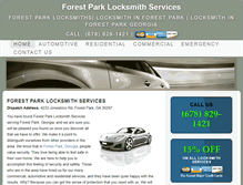 Tablet Screenshot of forestparklocksmith.org